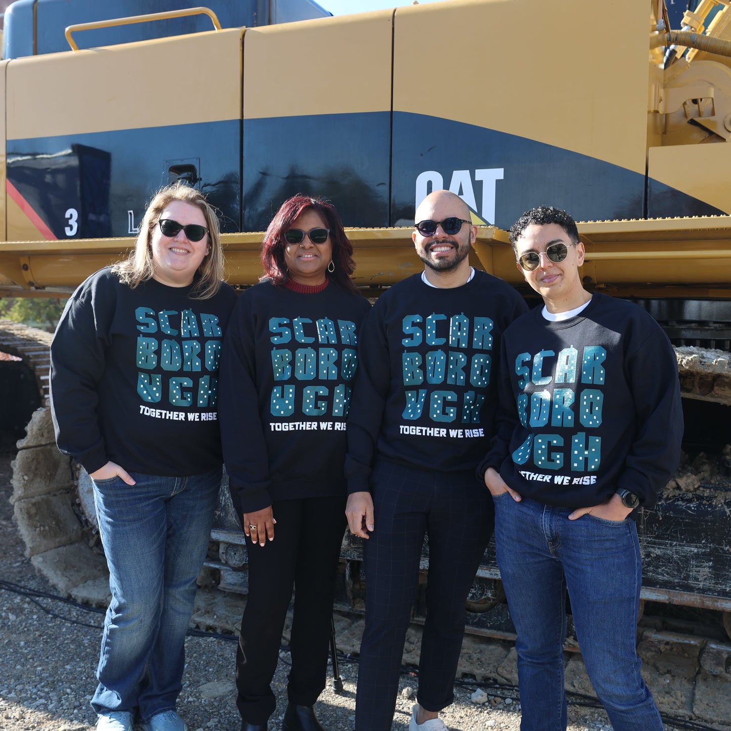 Together We Rise Black Sweater