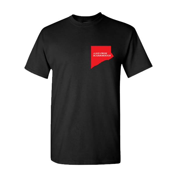 A Kid From Scarborough #23 Black T-Shirt
