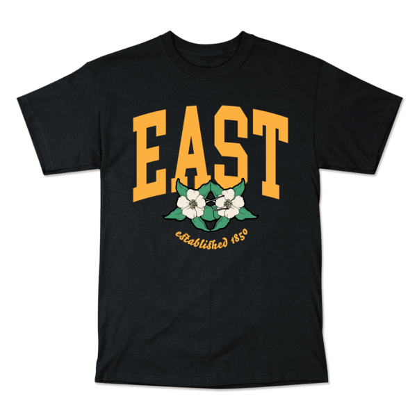 EAST 1850 Black & Yellow Heavyweight T-Shirt