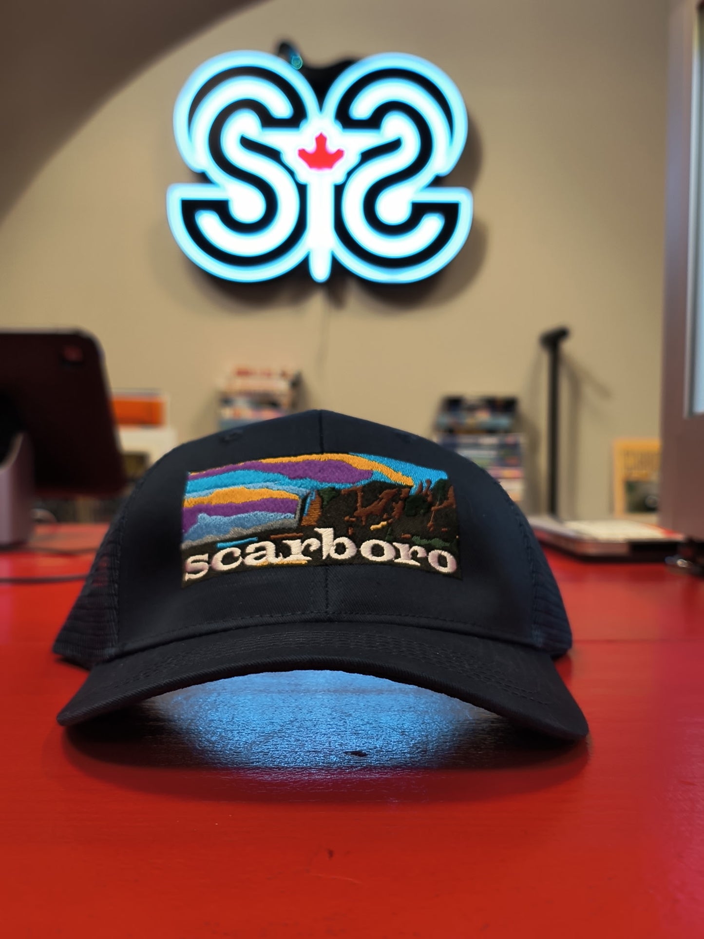 Scarboro Bluffs Navy Trucker