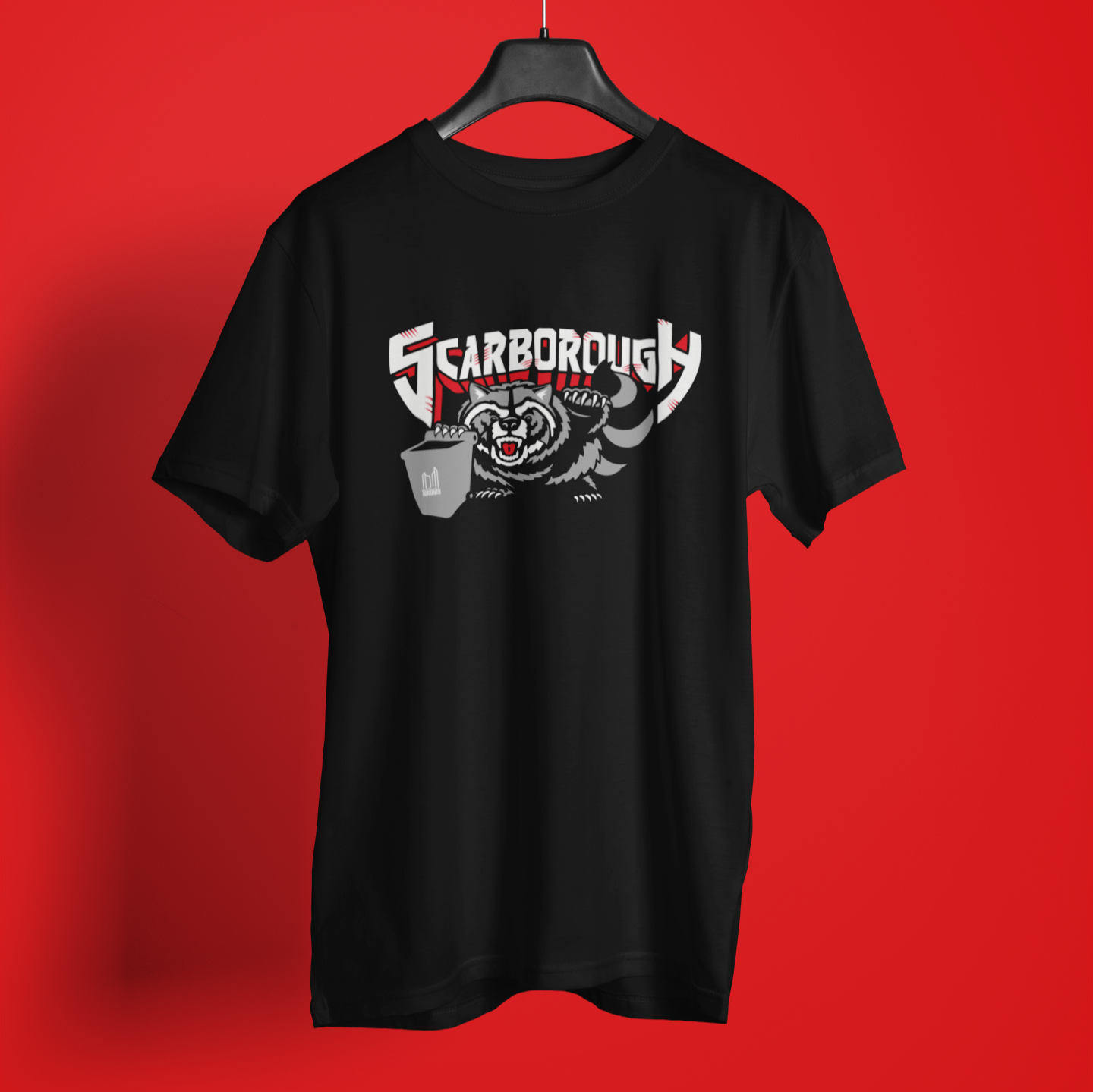 Scarborough Raccoon Black T-Shirt
