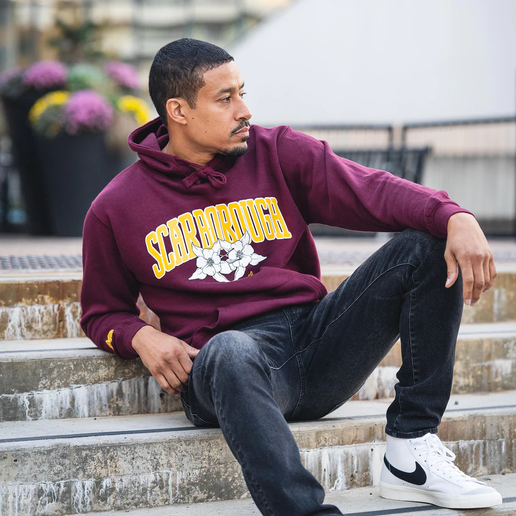 Scarborough Est. 1850 Maroon Hoodie