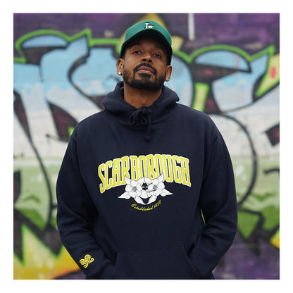 Scarborough Est. 1850 Navy Hoodie