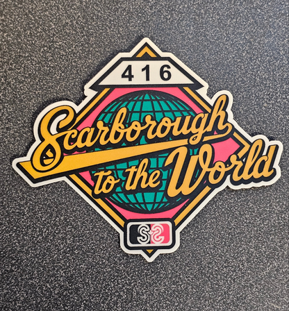 Scarborough to the World Sticker