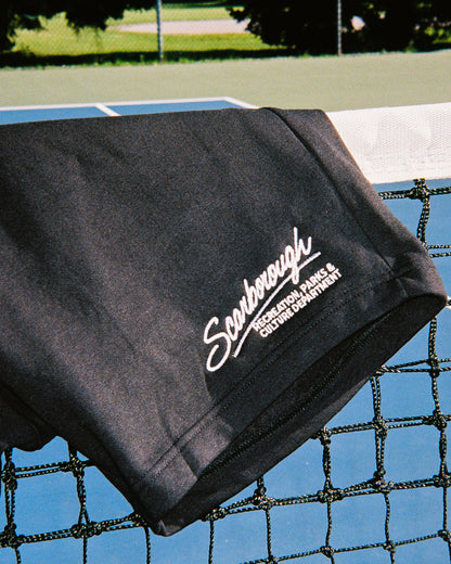 Scarborough Parks & Rec Black/White Shorts