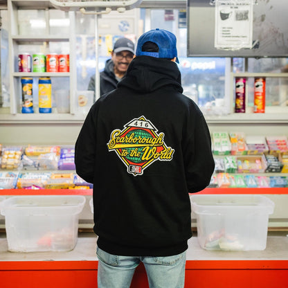 Scarborough to the World Ultra Heavyweight Black Hoodie
