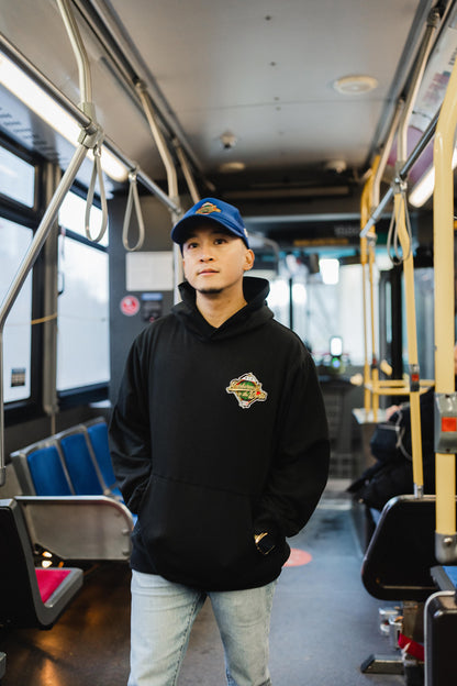Scarborough to the World Ultra Heavyweight Black Hoodie
