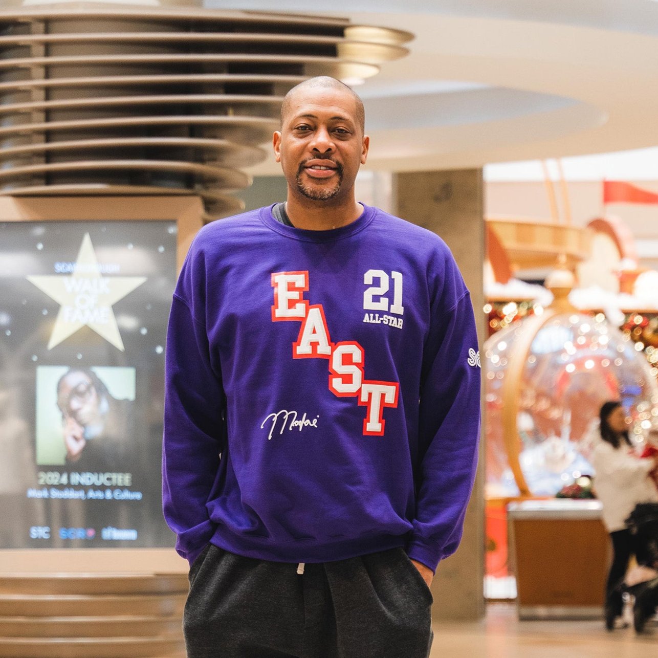 East All-Star Purple Crewneck