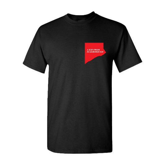 A Kid From Scarborough #23 Black T-Shirt