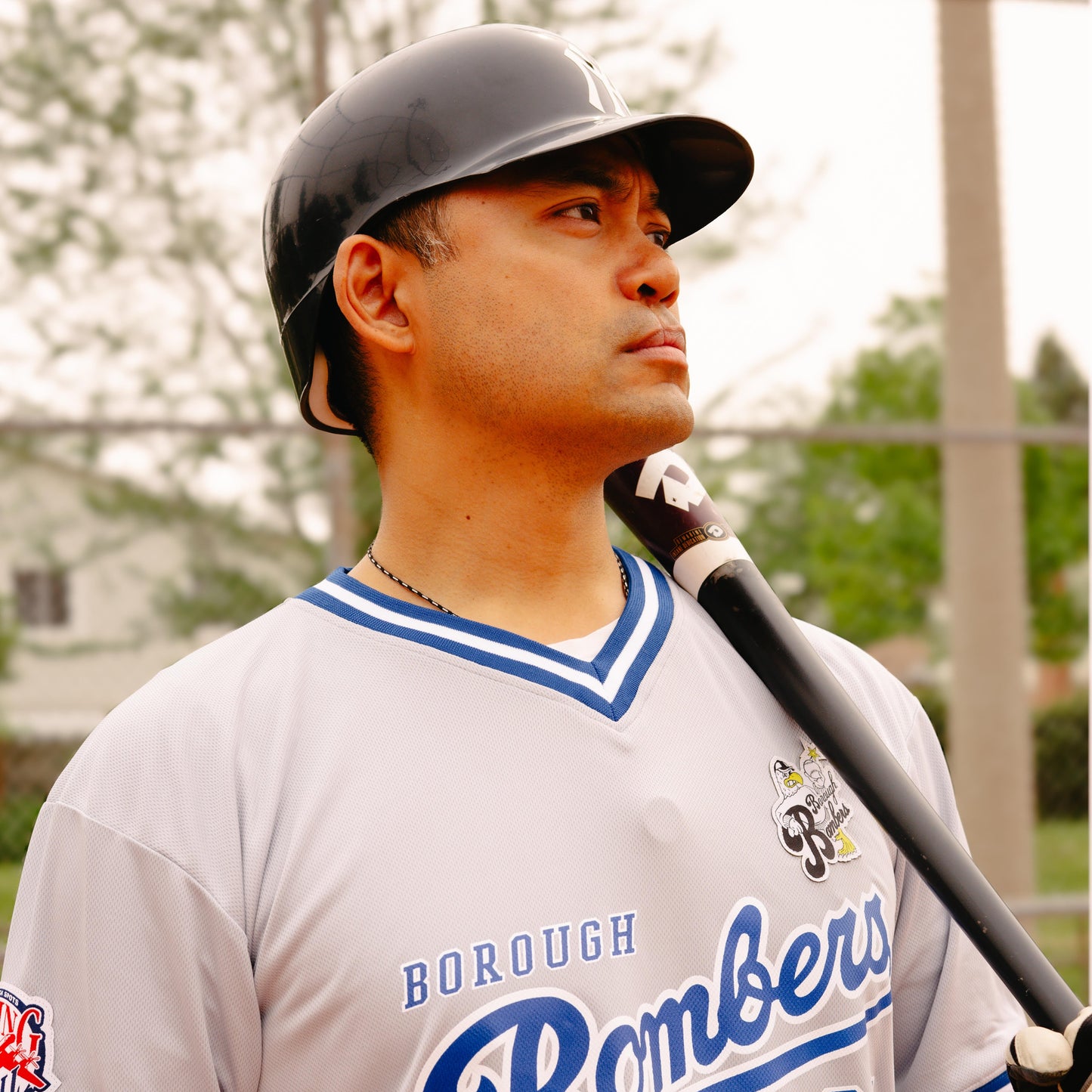 Borough Bombers Away Jersey (Cool Grey/ Navy/ White)