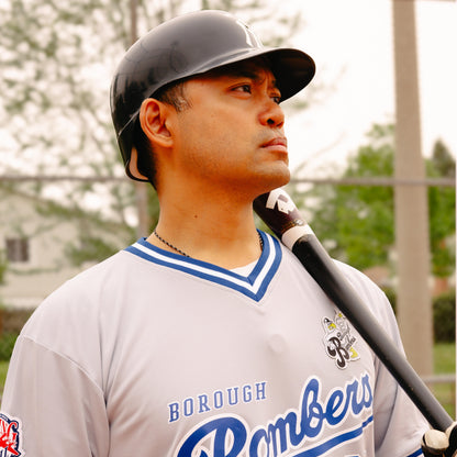 Borough Bombers Away Jersey (Cool Grey/ Navy/ White)