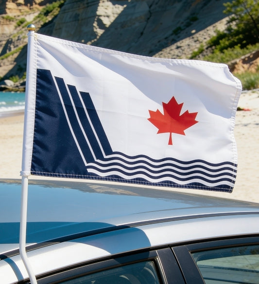 Scarborough Car Flag