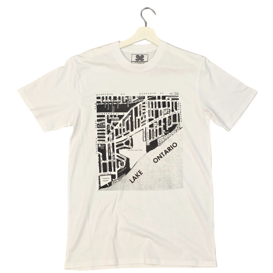 Birchcliffe Map White T-Shirt