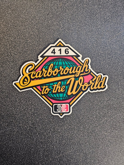 Scarborough to the World Sticker
