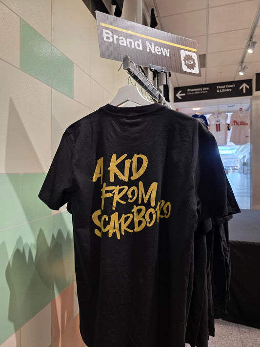 A Kid From Scarboro Vol. 2 Black Gold Heavyweight T-Shirt