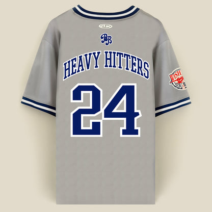 Borough Bombers Away Jersey (Cool Grey/ Navy/ White)