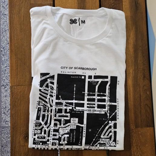 Clairlea (Southwest Scarborough) Map T-Shirt